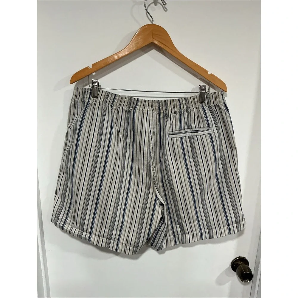 Vintage Nike Challenge Court Shorts, Large, Blue Stripes